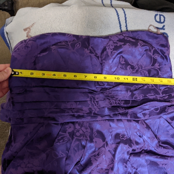 Knee Length Purple Dress with Pockets 👗 - Picture 10 of 13